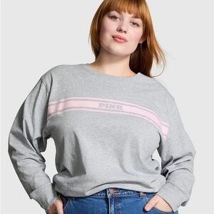 VS PINK oversized Campus Sweater Large